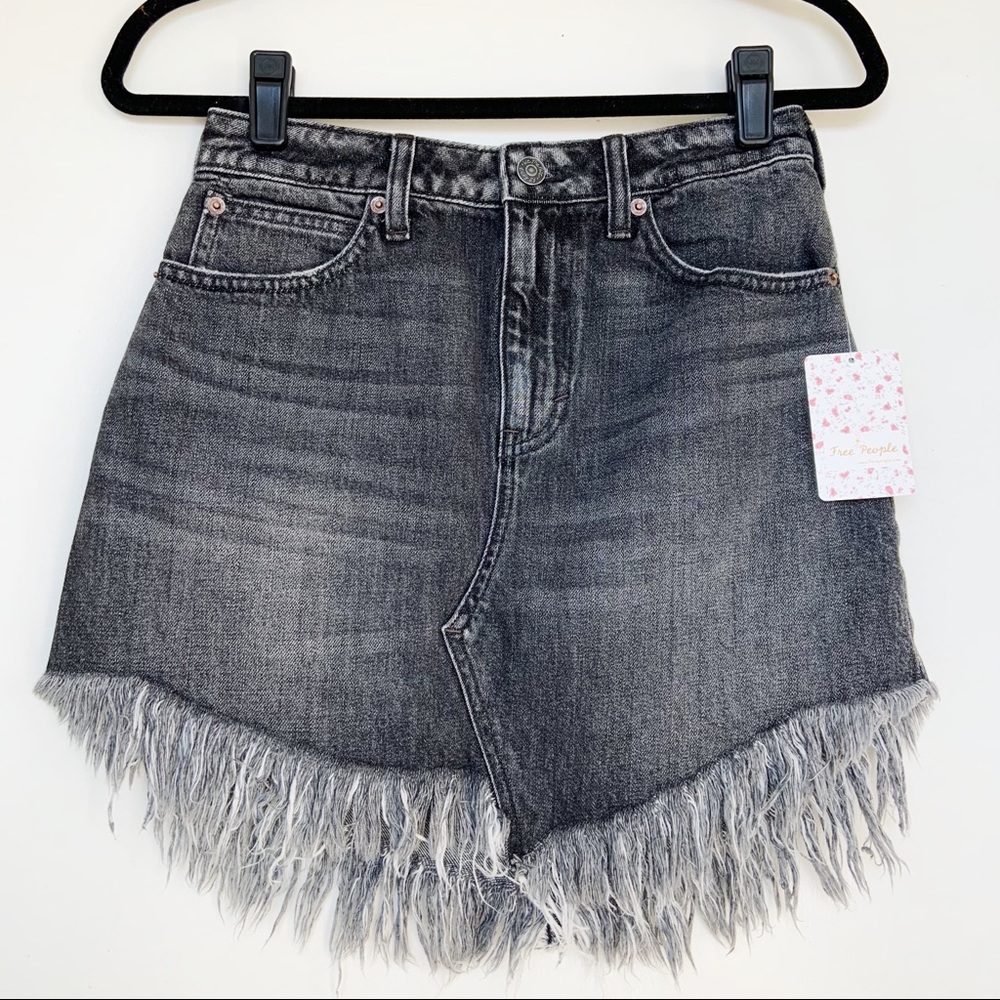 NWT Free People Maverick Bailey Denim Skirt
